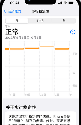 建邺iPhone手机维修如何在iPhone开启'步行稳定性通知'