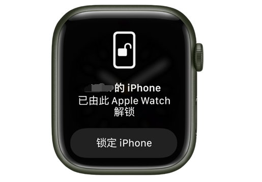 建邺苹果手机维修分享用 AppleWatch 解锁配备面容 ID 的 iPhone方法 